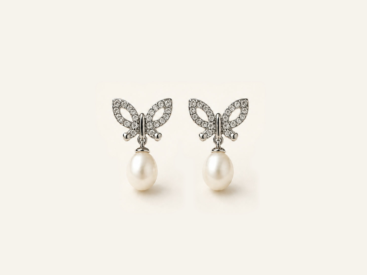 Butterfly Drop Earrings