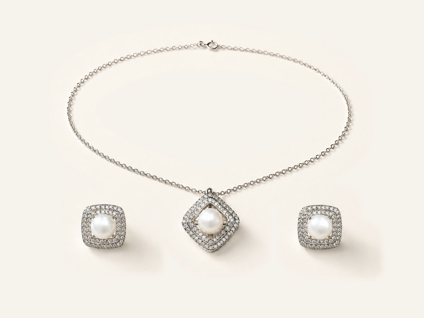 Diamond Halo Set