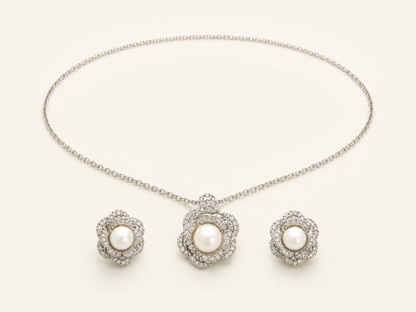 Rose Pavé Set